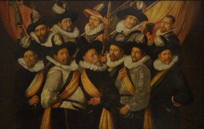 Schuttersstuk, schutterij sotto la guida del colonnello Jan van Reynegom da Unknown